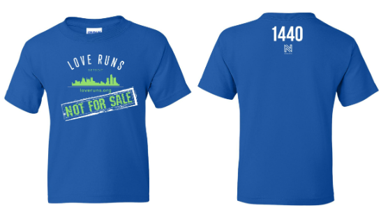 Not For Sale Love Runs Kids Shirt